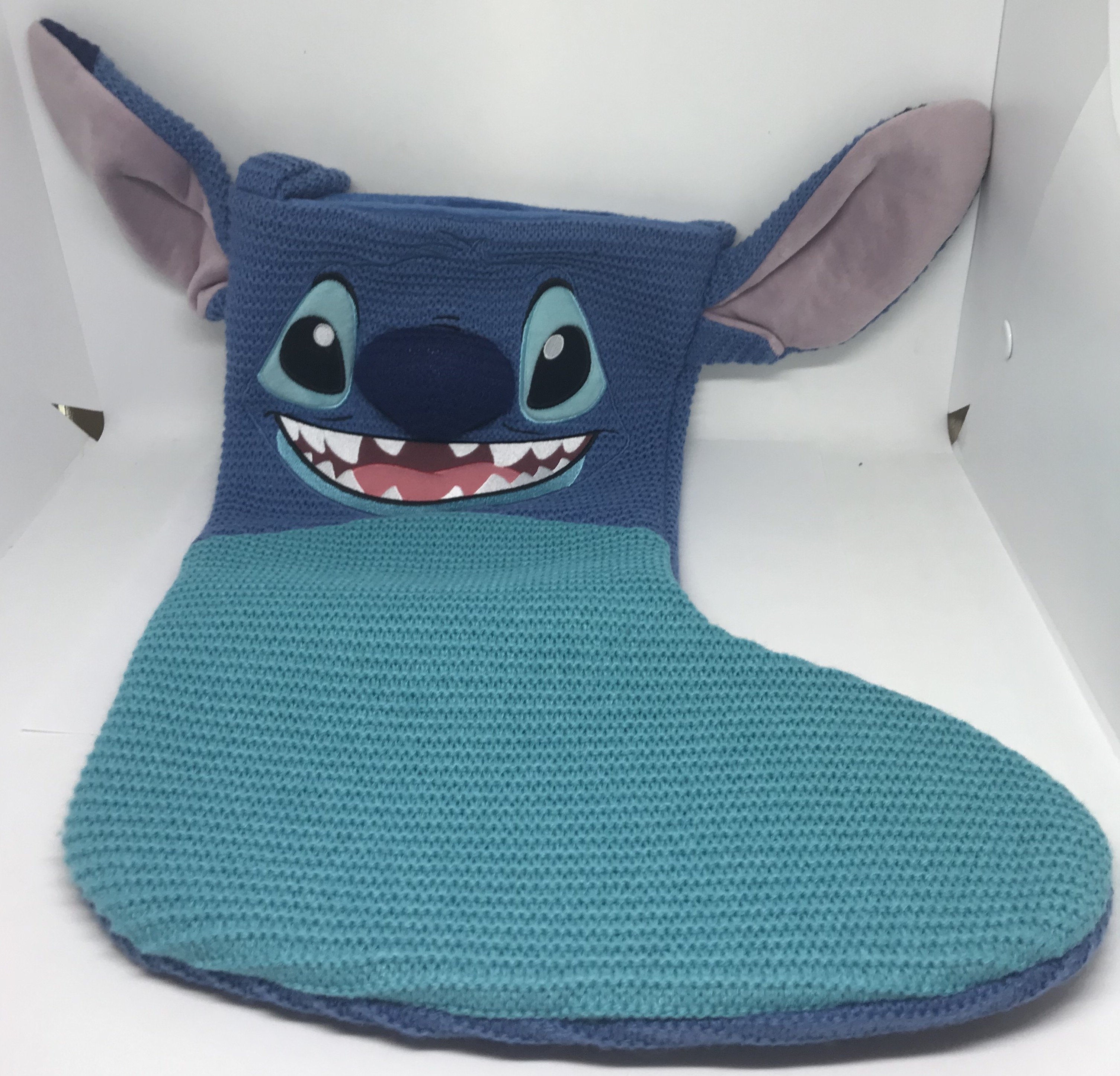 Disney Parks Stitch Knit Christmas Holiday Stocking New with Tags