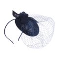thumbnail image 1 of Kentucky Fascinators Derby Hat Sombrero de Fiesta de Té para Bodas para Mujeres Y Niñas - Azul marino, Estilo 2 Sunnimix diadema fascinator con velo, 1 of 7