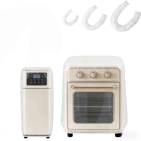 30pcs Clear Kitchen Small Appliance Covers, Disposable Plastic Dust Cover for Slow Cooker, Toaster Oven, Blender, Air Fryer, Food Processor( 3 Sizes)