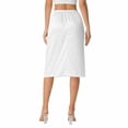 thumbnail image 2 of Women Half Slips Under Dress - Lace Hem, Elastic Waist, Knee Length Petticoat, 2 of 7