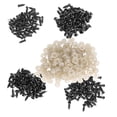 thumbnail image 2 of Ojos de plástico, narices con arandelas, muñeco de peluche, oso de peluche, animales de peluche, juguete, accesorios DIY, negro, 2 of 5