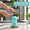 Turquoise-hand, variant on Turquoise-hand Glass Soap Dispenser Set with Wood Tray, 16 Oz Refillable Pump Bottle for Kitchen Bathroom