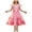 Pink, variant on mgoYE Girls Dress Kids Halloween Flutter Sleeve Tulle Dresses Kids Halloween Birthday Gift Princess Dress