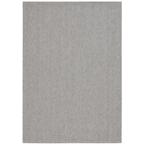 SAFAVIEH Sisal All-Weather Daragh Solid Indoor/Outdoor Area Rug, Grey, 4' x 6'