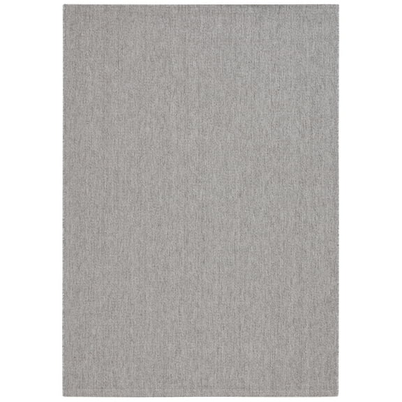 SAFAVIEH Sisal All-Weather Daragh Solid Indoor/Outdoor Area Rug, Grey, 4' x 6'