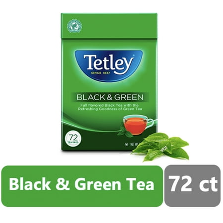 BLACK & GREEN TEA BAGS, BLACK & GREEN