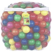 Click N' Play Ball Pit Balls Pack of 400 | Phthalate Free & BPA Free | Crush Proof Plastic Balls for Ball Pit | 6 Bright Colors in Reusable and Durable Storage Mesh Bag with Zipper