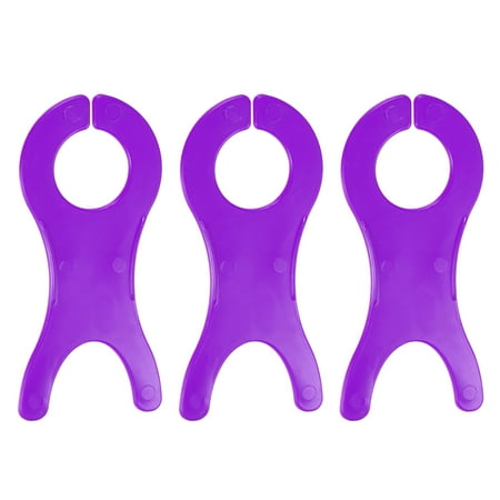 

Uxcell Winding Plate Board 10 x 4.8cm Thread String Winder Plate Purple 15 Pack
