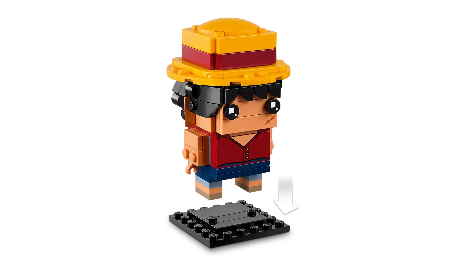 LEGO Brickheadz 40799 Monkey D. Luffy 136pcs