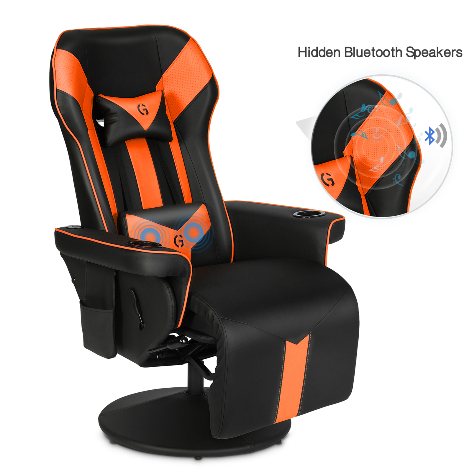 gaming chair massage speakers