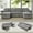 4-Seats Light Grey, variant on 113" Sectional Couch with Storage Chaise, 4 Seater Sectional Sofa for Living Room, Corduroy Sleeper Sofa Bed with Pull Out Couch, Adjustable Backrest, Side Pocket & USB Charging Ports (Light Grey)