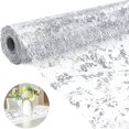 thumbnail image 1 of Camino de mesa, cinta decorativa de tela no tejida para mesa, rollo de cinta de tul de poliéster brillante para Navidad con lámina dorada para decoración de mesa de boda o Navidad, 1 of 4