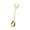 Golden, variant on Joernso Stirring Spoon Food-grade with Long Handle Stainless Steel Coffee Tea Soup Sugar Dessert Spoon for Christmas