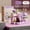 Purple, variant on Mini City Street View Flower Shop Food House Building Blocks Kit Home Decor Girls Assembly Bricks Model Kids Educational Toy
