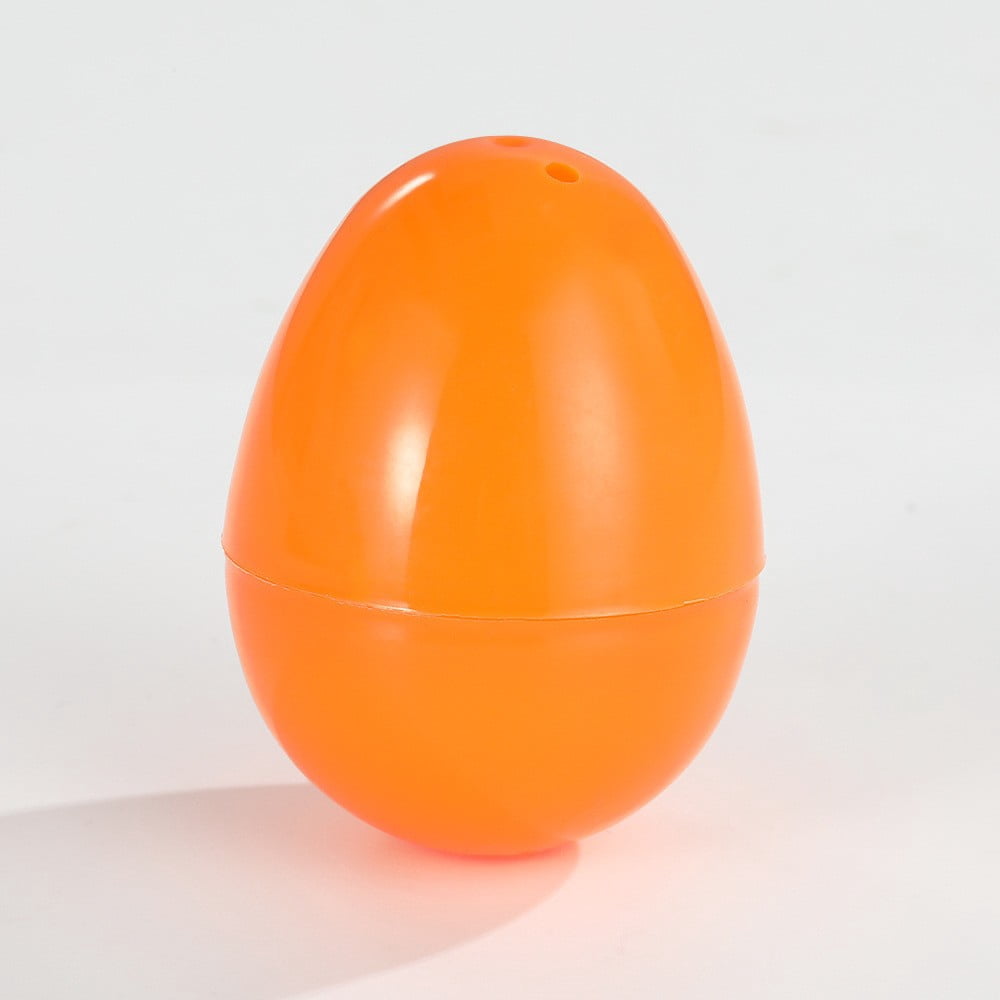 4 Packs Easter Egg Party Favor- Plastic Decorative Eggs for Festive Decorations, Treasure Hunt Game Supplies, Craft Containers, Colorful Hollow Eggs for Holiday Party Decor & Celebration Activities