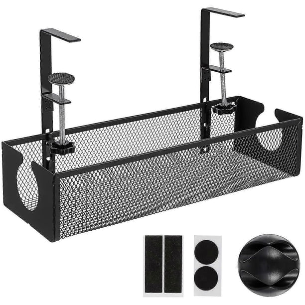 Under Desk Cable Management Desk Cord Organizer Under Desk Tray Metal Under Desk Wire Storage For Home Office