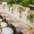 thumbnail image 3 of Brown Grey Cloth Napkins, Vintage Stripe Farmhouse Wood Grain Ombre Washable and Reusable Dinner Napkins Set of 6, Table Napkin for Kitchen Party Birthday Wedding Hotel Housewarming 20"x20", 3 of 8