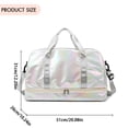 thumbnail image 3 of Bolso de mano para mujer Fashionalbe Nylon Simple Mujer Commuter Bolso (Blanco), 3 of 7