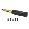 thumbnail image 4 of Leather Screw Punch, Screw Hole Punch Low Noise Working With 6pcs Tips For Crafting, 4 of 8