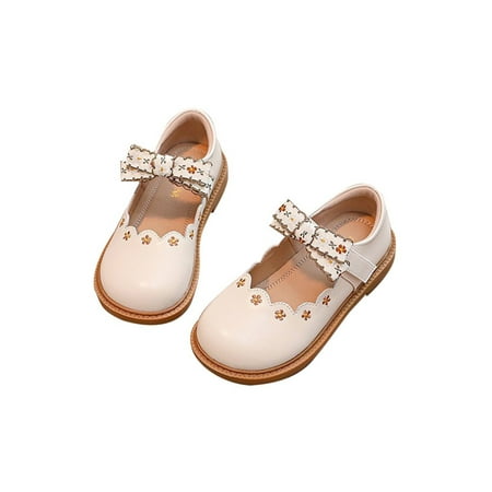 

Girls Sandals Size 30 Adorable Princess Party Dress Bow Princess Shoes Princess Flower Wedding Party Dress Shoes White Toddler Sneakers Girls