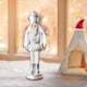 thumbnail image 4 of Estatua de Cascanueces Coleccionable Decoración Manualidades Adorno de Escritorio Figura de Cascanueces Blanco, 4 of 9
