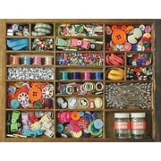 Springbok Puzzle to Remember - Alzheimer & Dementia Activity - The Sewing Box 36 Piece Jigsaw Puzzle - Made in USA