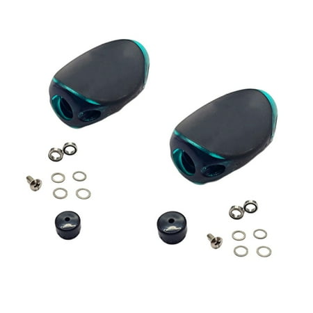 1Pcs for Daiwa Water Drop Spinner Fishing Reel Knobs Soft Acrylic Lure Modified Ultralight Diy Tool Fishing Reel Accessories Light Blue