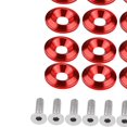 thumbnail image 1 of 20Pcs Aluminum Bumper/Fender Washer Bolt Engine Bay Dress Up Kit Red, 1 of 4