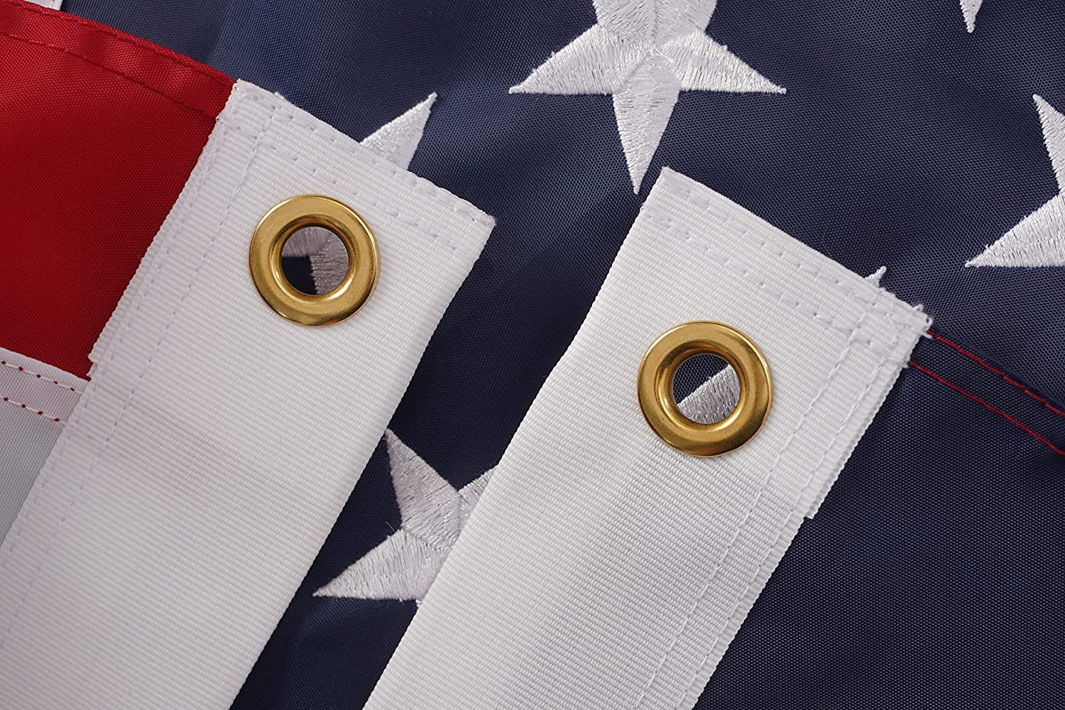 FLAGWIN 4x6 ft American Flag Outdoor,  US Flags Heavy Duty Polyester Longest Lasting, Embroidered Stars Sewn Stripes with 2 Brass Grommets United States Flag, Premium USA Flag Banner