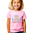 thumbnail image 6 of Hello Kindergarten Shirt for Girls Rainbow Back to School First Day Graphic Tee Kids Pink Shirt 2T, 6 of 8
