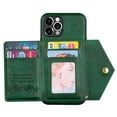 thumbnail image 4 of Multifunctional zipper wallet phone leather case for Samsung S25 Ultra S24 FE S23 Plus S22 S21 S24ultra A54 A53 A13 A52 A72 A14 A12 card slot bracket protective cover, 4 of 9
