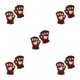 thumbnail image 1 of Guardurnaity Guantes sin dedos con garra de oso, suaves y cómodos, para un aspecto moderno, guantes de medio dedo, café oscuro cálido Type2 NO2, 1 of 6