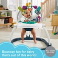 thumbnail image 3 of Fisher-Price Baby Bouncer Activity Center Jumperoo SpaceSaver with Lights & Sounds, Astro Kitty, 3 of 7