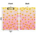thumbnail image 5 of FORMRS Acrylic Clipboard with Low Profile Clip Standard A4 Letter Size, 12.5" x 9", Gradient Pink Stars, 5 of 8