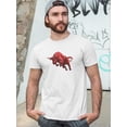 thumbnail image 2 of Angry Colored Bull T-Shirt Men -Image by Shutterstock, Male x-Large, 2 of 4