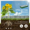 thumbnail image 4 of Outsunny 5.7' x 3' Galvanized Raised Garden Bed Kit for Vegetables, Green, 4 of 8