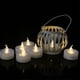 thumbnail image 3 of ckepdyeh 12 velas blancas cálidas sin llama a batería con luces LED intermitentes y brillantes para deseos, 3 of 8