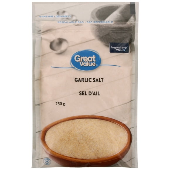 Great Value Garlic Salt, 250 g