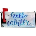 thumbnail image 2 of WOOR Hello Winter Magnetic Mailbox Cover Oversized for Garden Yard Outdoor Decorations-20.8" x 25.5", 2 of 5