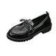 thumbnail image 2 of Xucatan Women's British Style Leather Loafers, Fashion Lace-Up Low Top Shoes with Mid Heel, Comfortable Casual & Dressy Oxfords for Women Gift, 2 of 7
