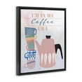 thumbnail image 4 of Stupell Industries My Coffee Era Food & Beverage Painting Black Floater Framed Art Print Wall Art, 25 x 31, 4 of 10