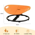 thumbnail image 4 of Ngardk Sensory Spinning Chair for Kids 3-10, 360 Degree Swivel with Non-Slip Base, Orange, 4 of 7