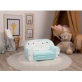 thumbnail image 2 of Delsit Kids Couch for Toddlers - 2 in 1 Convertible Foam Sofa to Lounger, Comfy Flip Out Lounge Chair for Children, Made in Europe, 2 of 9