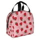 thumbnail image 2 of Balery Strawberry Bolsa de Almuerzo Aislada – Caja de Almuerzo con Papel de Aluminio Grueso, Mantiene la Comida Fresca por 4 Horas, 2 of 8
