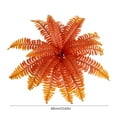 thumbnail image 3 of Artificial Fall Plants Artificial Fall Ferns for Outdoors, 24" Diam Fake Ferns Artificial Boston Fern Plant Shrubs for Autumn Garden Fall Porch Decor, 3 of 6