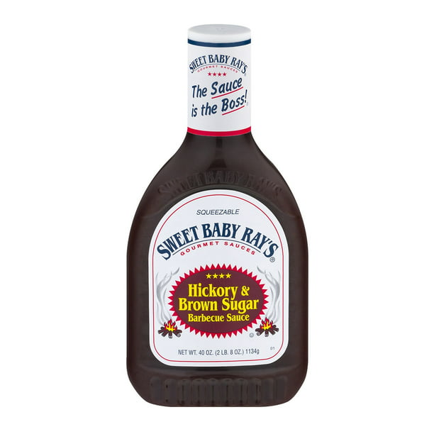 Skulle udvikle Udholdenhed 2 Pack) Sweet Baby Ray's Hickory & Brown Sugar Barbecue Sauce, 40 Oz -  Walmart.com