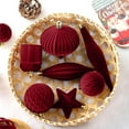 thumbnail image 4 of BKER Clear Glitter Hanging Shatterproof Baubles For Home, 4 of 5