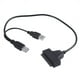 thumbnail image 3 of Cable adaptador 3X USB 2.0 a SATA de 48 cm para disco duro SSD externo de 2,5 pulgadas, 3 of 8
