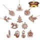 thumbnail image 3 of Decoración navideña con forma de hombre de jengibre, colgante creativo, adornos para árbol de Navidad, diseño de escena de ángel de copo de nieve, accesorios, 3 of 3