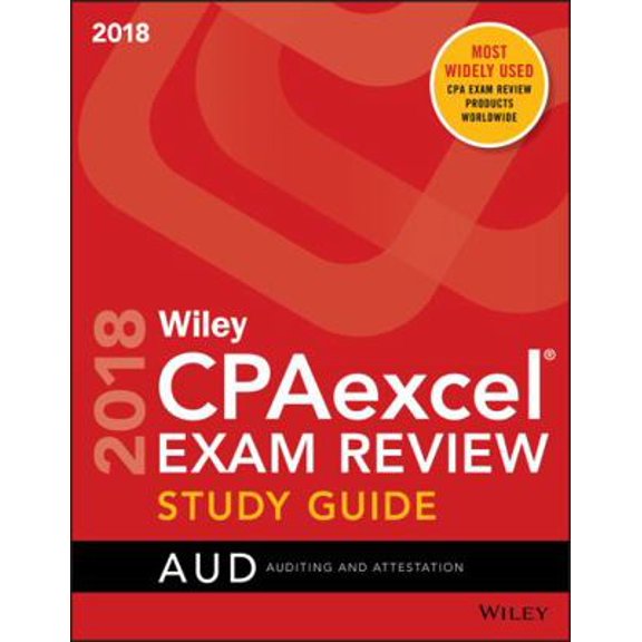 Pre-Owned Wiley Cpaexcel Exam Review 2018 Study Guide: Auditing and Attestation (Paperback) 1119480671 9781119480679
